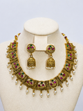 Fancy Ad stone Necklace- KJ-C5576