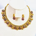 Flower Design idol necklace - KJ- GP080