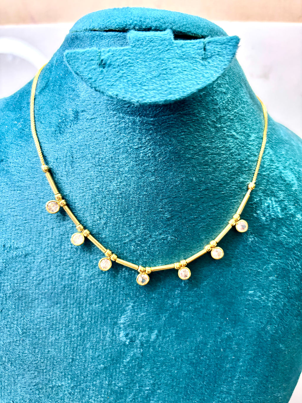 Daily wear short necklace chains - KJ- GP049