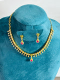 AD stone Diamond Design Necklace -KJ- GP131