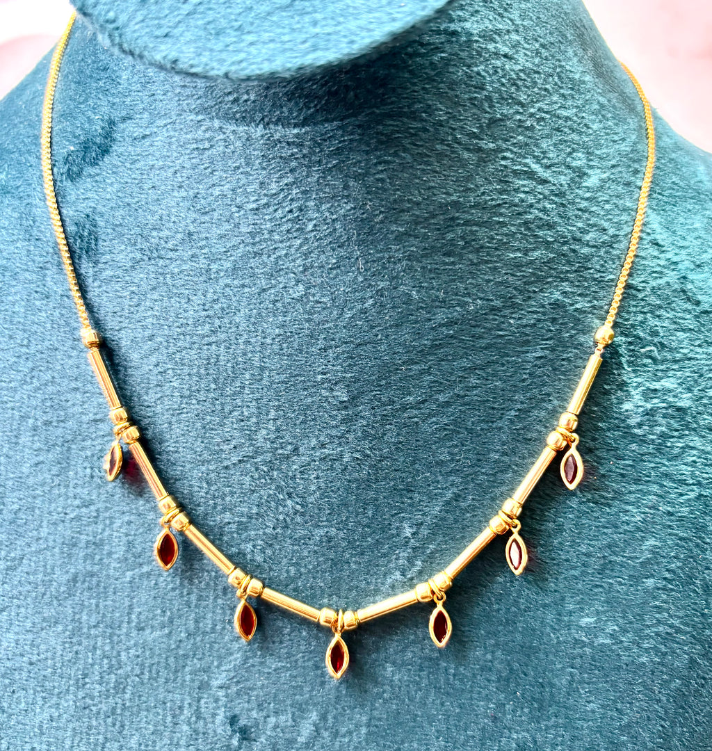 Daily wear short necklace chains - KJ- GP049