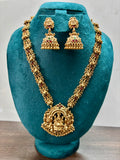Temple Jewellery Long Lakshmi Haaram -KJ-GP150
