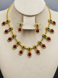 AD stone Fancy Necklace-KJ-GP094