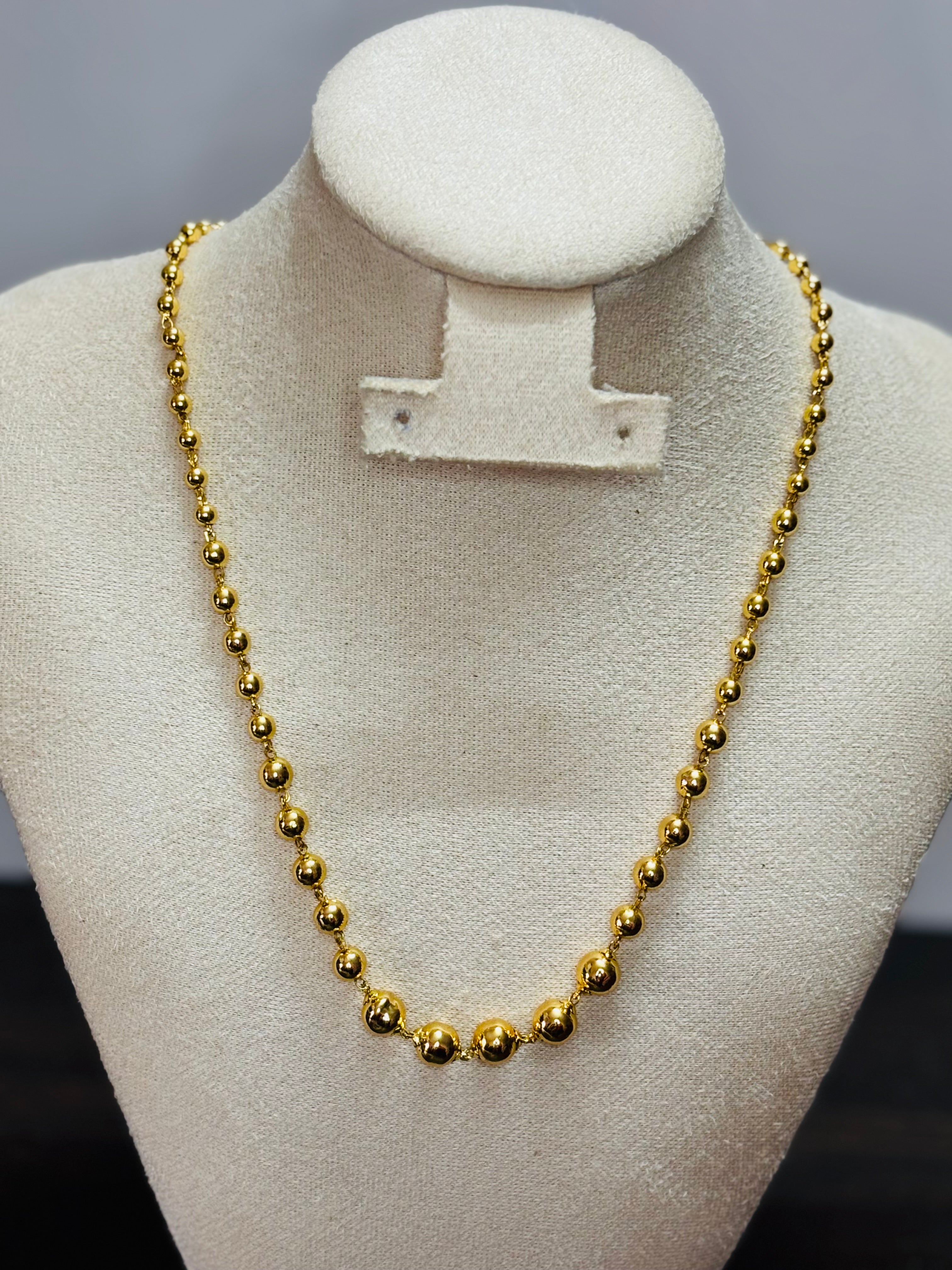 Ball chain short Necklace