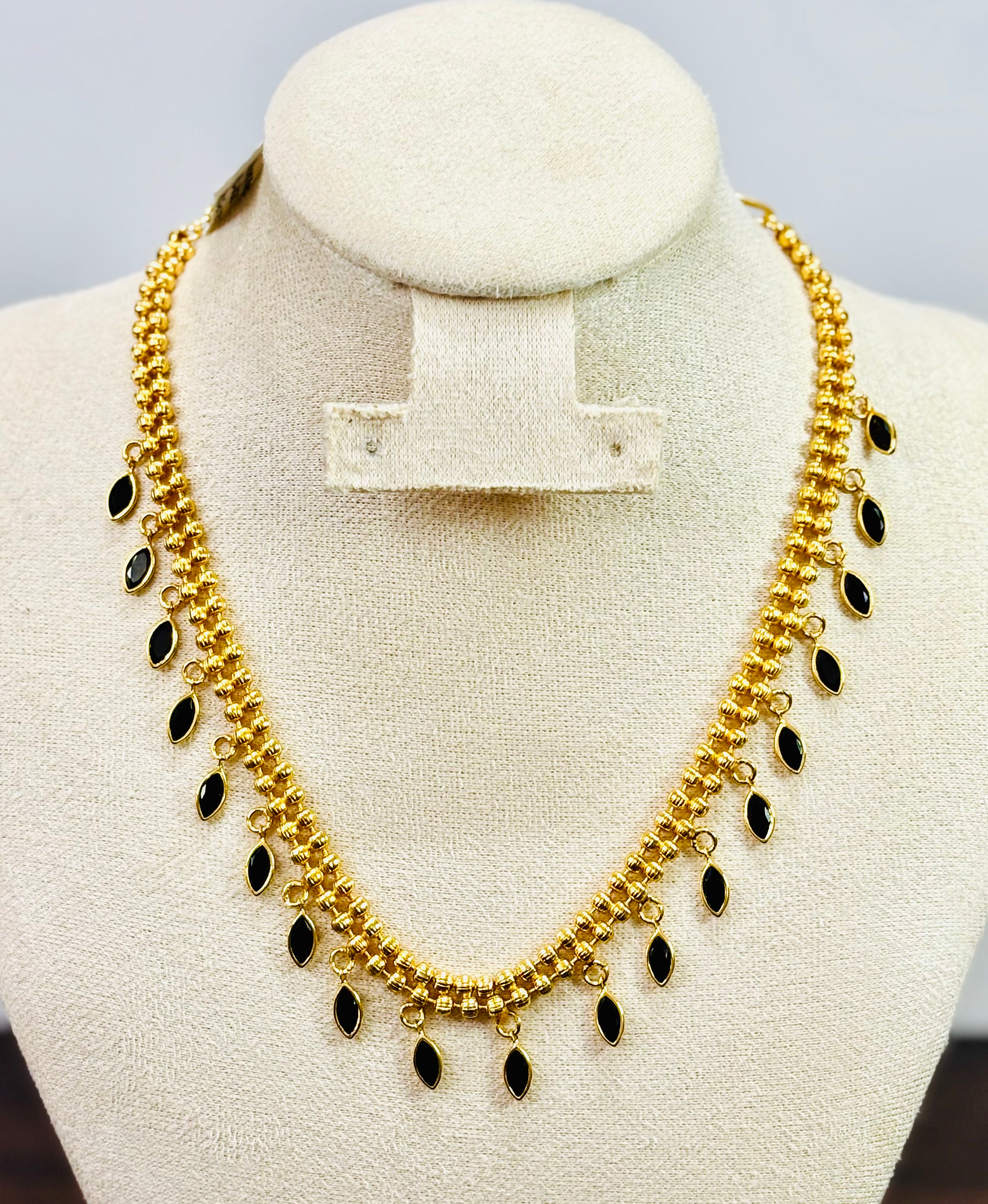 Tear drop necklace sets- KJ - GP033