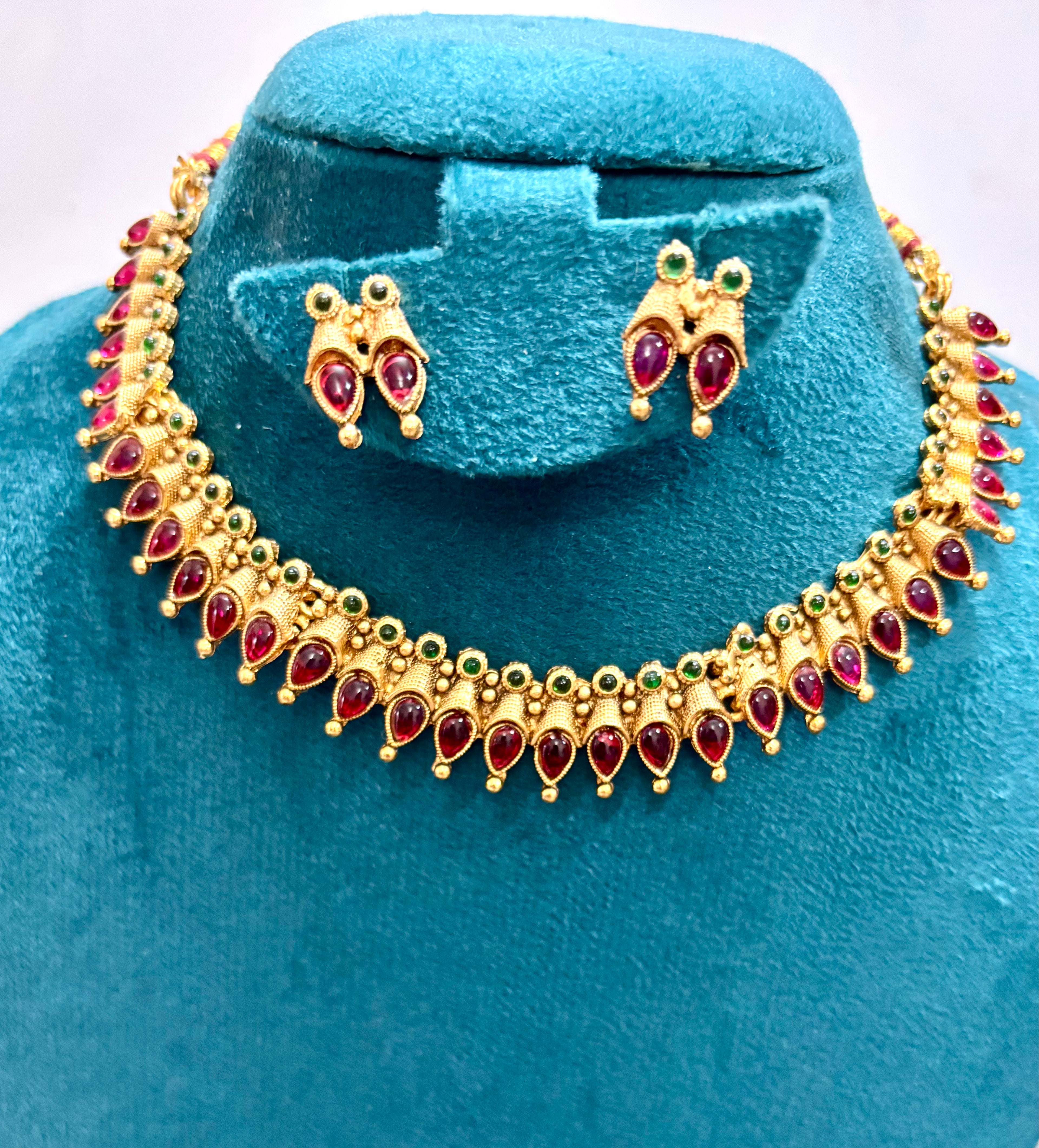 Antique AD stone Necklace -KJ-TK053
