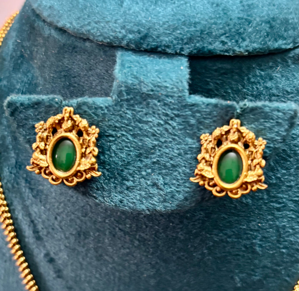 Palakka inspired Necklaca -KJ-GP147