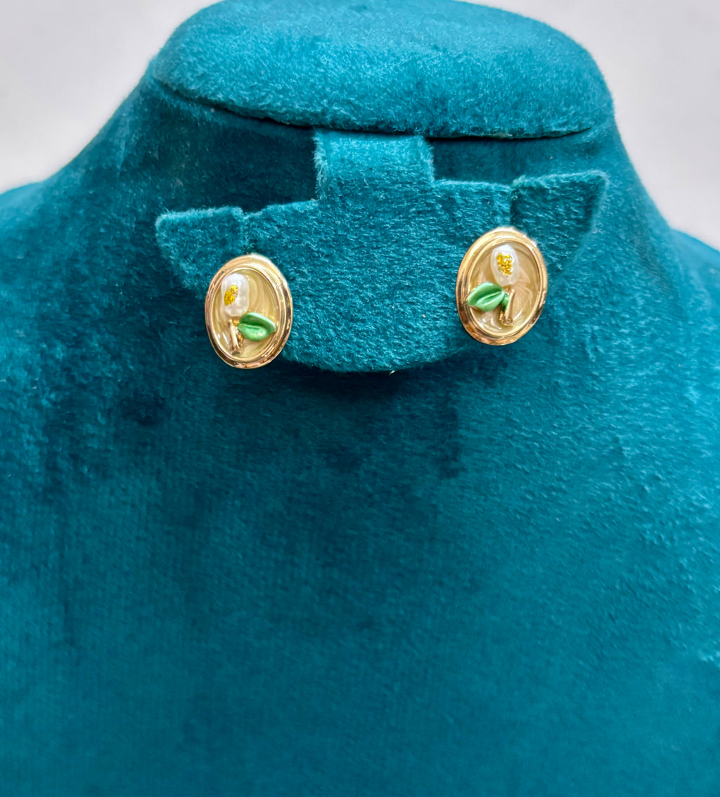 Anti Tarnish Earrings- KJ- AT002