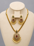 Attigai Necklace red - AK090
